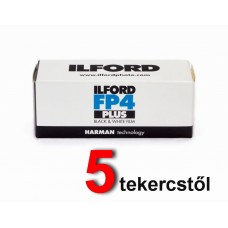 Ilford FP4 plus 125 120 fekete-fehér negatív rollfilm (5 tekercstől)